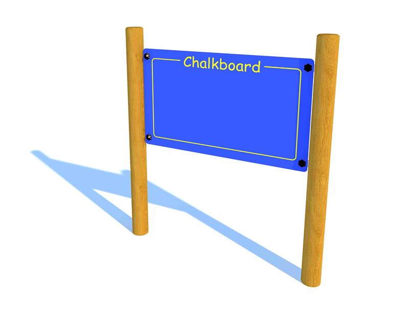 Technical render of a HDPE Chalkboard Panel - Large